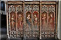 TG3421 : Barton Turf, St. Michael's Church: The six right hand panels of the rood screen by Michael Garlick
