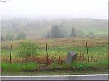 NM9955 : Old Milestone by the A828, north of Duror, Lismore and Appin parish by Milestone Society