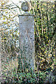 ST7672 : Old Guide Stone by Beek's Lane, Marshfield parish by Milestone Society