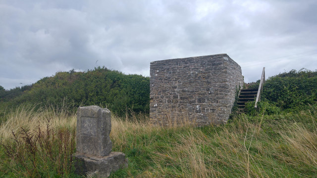 Restored lime kiln near South Barn