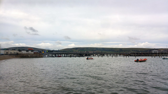 View towards Swanage Pier