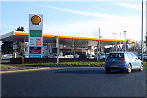 TL1303 : Shell service station, Chiswell Green by Robin Webster