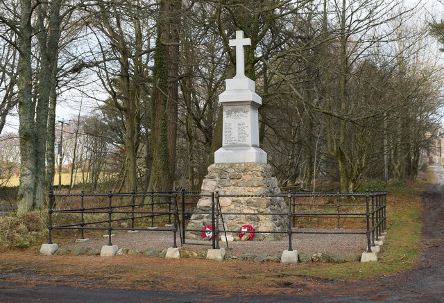 Leochel-Cushnie war memorial