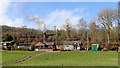 SO7583 : Holiday chalets near Highley Station in Shropshire by Roger  Kidd