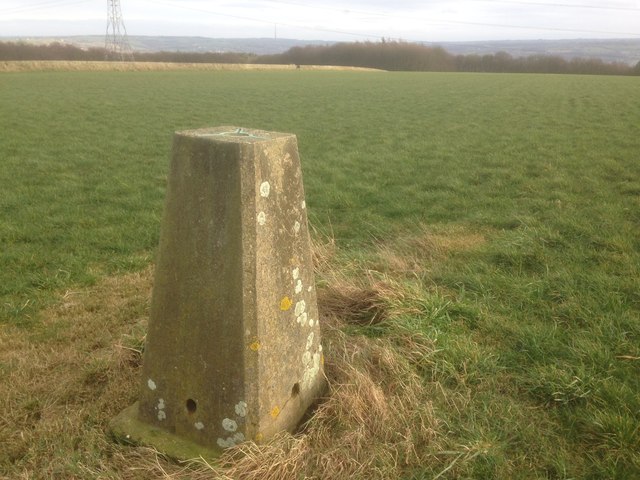 Trig Point at Fixby Rige