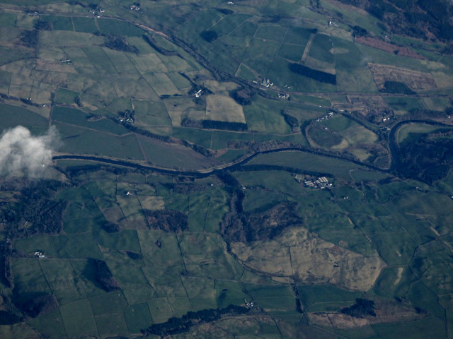 The River Nith from the air