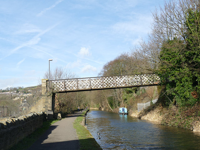 Footbridge over the Rochdale Canal, Sowerby Bridge
