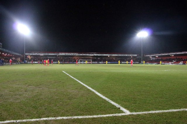 The Clayton End in the Wham Stadium