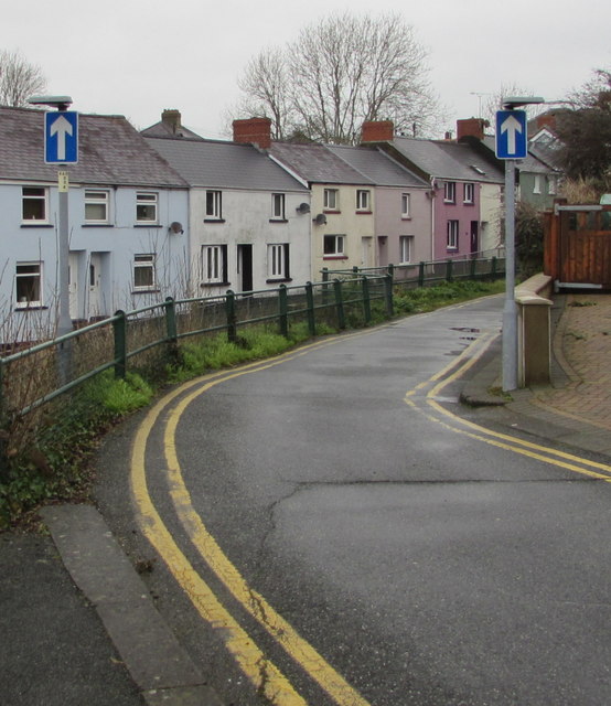 One-way signs, Park Road, Haverfordwest