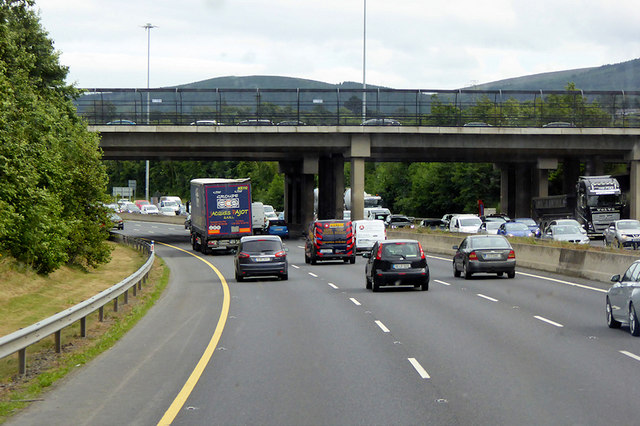 Bridge over the M50 at Junction 12