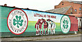 Cliftonville and Celtic mural, Belfast (February 2019)