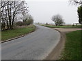 Road to Barnetby le Wold at the entrance to Prospect Farm