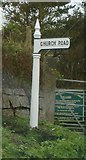 SW6721 : Old Direction Sign - Signpost opposite Church Road, Cury by Milestone Society
