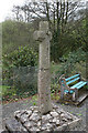 SX7569 : Old Wayside Cross by Old Totnes Road, Ashburton by Alan Rosevear