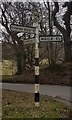 NY0406 : Old Direction Sign - Signpost by Cold Fell Road, Ponsonby parish by Milestone Society