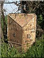 SO5123 : Old Milepost by the B4251, Three Ashes, Llangarron parish by M Faherty