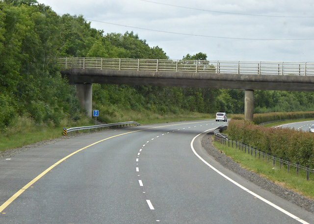 Bridge over the M9 north of Kilcullen