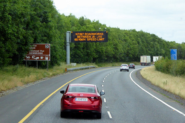 VMS on the M7 near Newbridge