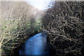 The Dyfi upstream from the A470 bridge