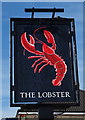Sign for the Lobster Inn, Redcar