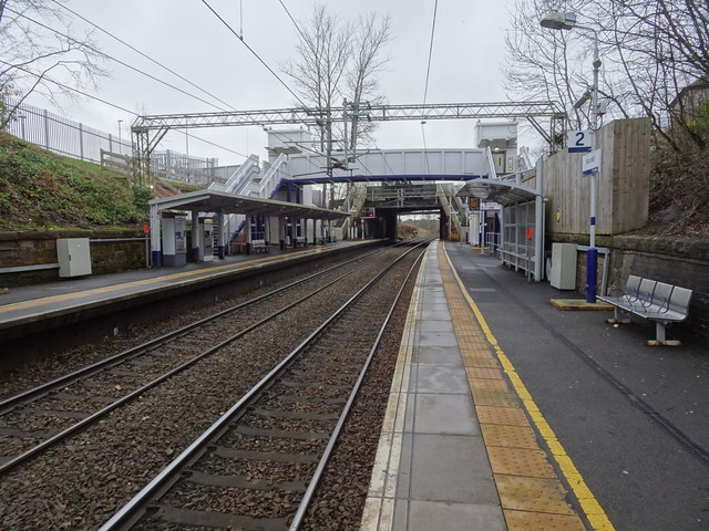 Coatbridge Central Railway Station North Lanarkshire Area