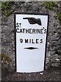 Old Milepost by the B839, Lochgoilhead