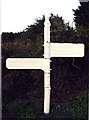SW7441 : Old Direction Sign - Signpost by United Downs, Gwennap parish by Milestone Society