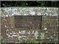 Old Bridge Marker on Witchampton Bridge, Witchampton Lane