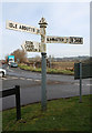 Old Direction Sign - Signpost by the B3168, Old Way Gate, Ilton parish