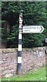 NY6029 : Old Direction Sign - Signpost by the B6412, Culgaith by Milestone Society
