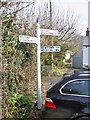 SW7624 : Old Direction Sign - Signpost in Manaccan by Milestone Society