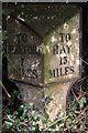 SO4042 : Old Milepost by the A438, east of Byford by J Higgins