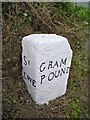 Old Guide Stone at Higher Trelean, St Ewe parish