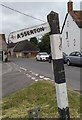 Old Direction Sign - Signpost by the B3083, Berwick St James