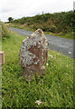 SX4375 : Old Guide Stone north of Chipshop, Lamerton parish by Alan Rosevear