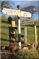 Old Direction Sign - Signpost by Bridge End Farm, Drybeck