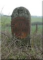 Old Milestone by the A303, Pitching Piece Barn, Mere parish