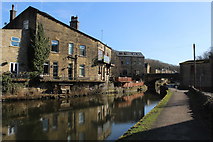 SE0325 : Rochdale Canal in Luddenden Foot by Chris Heaton