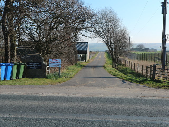 Entrance to Knaggy House Farm