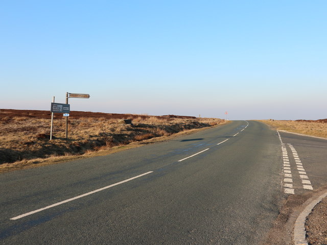 Road junction at Rosedale Head