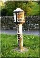 Old Milepost by the A523, Winkhill, Ipstones parish