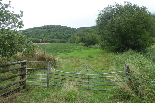 Gate off the B4573 © DS Pugh :: Geograph Britain and Ireland