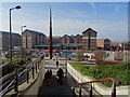 Steps leading down to Gloucester Docks