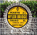 Old AA Sign on Comfort Road, Mylor Bridge