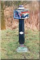 Old milemarker by the Caldon Canal, Northwood