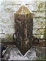 Old milemarker by the Leeds & Liverpool Canal, Wigan Pier