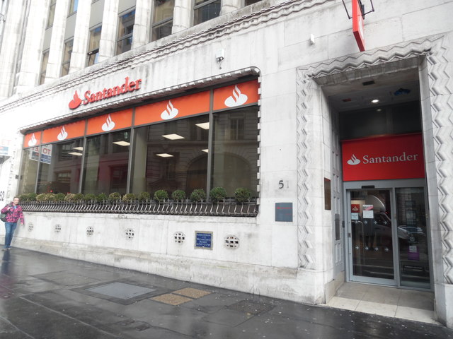 Santander Branch in Gracechurch Street