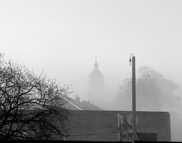Tower in the mist