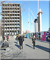 TQ3083 : Building site, King's Cross Station by John Baker