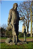 SJ9122 : Statue of Izaak Walton by Philip Halling